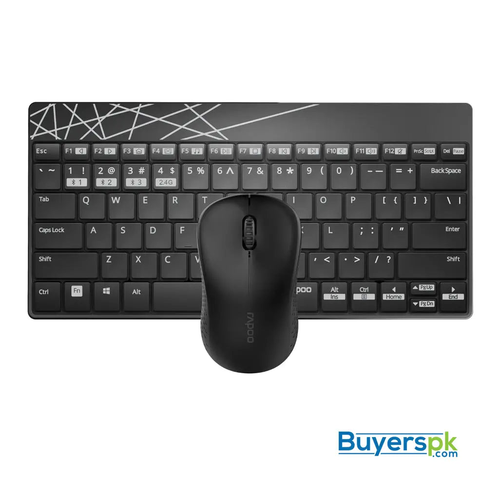 Rapoo Mini Bluetooth Wireless Keyboard and Mouse Combo 8000m - Price in Pakistan Rapoo Mini Bluetooth Wireless Keyboard and Mouse Combo 8000m - Price in Pakistan